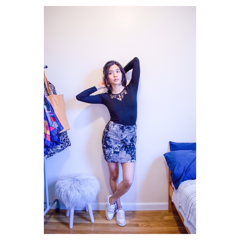 Lacy Guess Long Sleeve Top